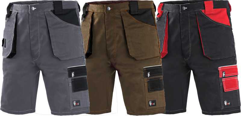 Spodnie robocze: Krótkie spodnie robocze „David” - różne kolory