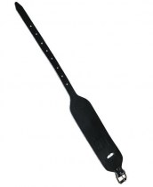 Napulśnik roboczy skórzany czarny o szerokości 6 cm