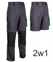 Spodnie ochronne Seven Kings ONYX z odpinanymi nogawkami - prawy profil