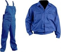 Tanie ubranie robocze ArtMaster niebieskie bluza + spodnie
